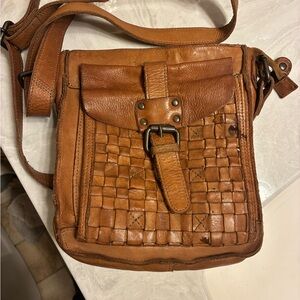 Ashwood Chic Tan Leather Crossbody Bag